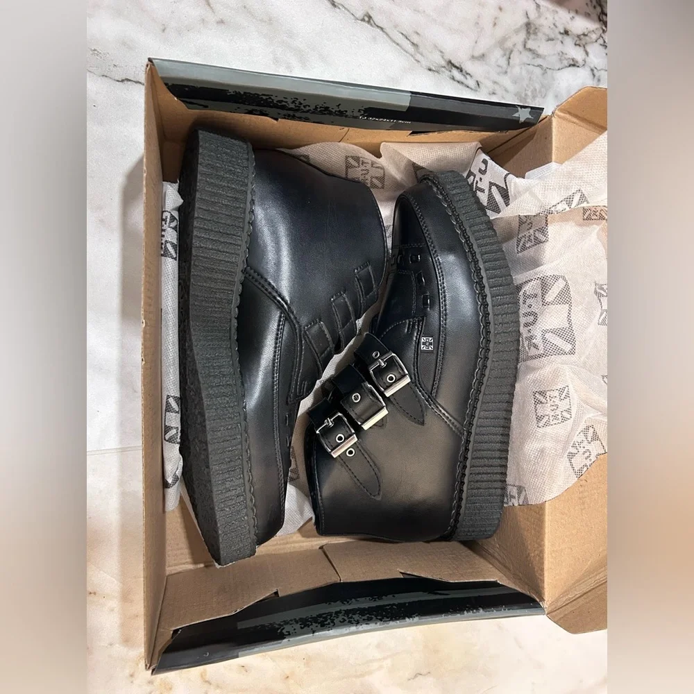 TUK 3 Buckle Pointed Creeper Boot Men Size 6 / Women Size 8 - NIB - Picture 8 of 8